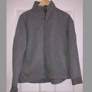 Lululemon Grey Fleece Zip Up Jacket Size 10